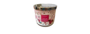 Bath & Body Works Twisted Peppermint candle label art for festive ambiance.