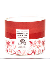 Bath & Body Works Watermelon Lemonade 3-Wick candle front view for fresh spring ambiance.