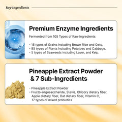 BB LAB Pineapple Enzyme pineapple fruit emphasize natural flavor and enzyme source