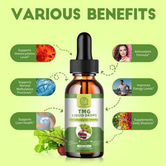 BBEEAAUU TMG Drops in a glass with bright blood orange flavor