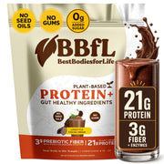 BBfL Proteína vegetal cacao crema batido cremoso para desayuno energético.