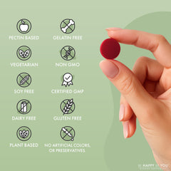 Be Happy Be You Apple Cider Gummies flavor close-up for daily routine.