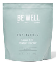 Be Well by Kelly Unflavored Beef Protein Powder bag front showing 23g protein per serving for meals