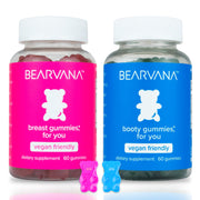 BEARVANA Top Support bottle front view with berry gummies for daily wellness.