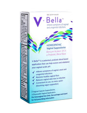 BeBe & Bella V-Bella suppository applicator for easy self-use and quick relief.