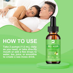Burdock root beside B BEWORTHS Sea Moss bottle highlights key mineral blend