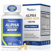 Bebien Fit Alpha Lipoic Acid 1000mg bottle for daily nerve support.