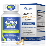 Bebien Fit Alpha Lipoic Acid 1000mg bottle for daily nerve support.