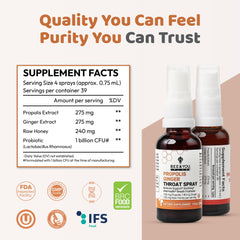 Close-up of ginger extract for natural immune-support blend by Bee & You