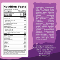 Beleon three-block pack of milk purple sweet potato emergency biscuits