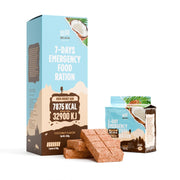 Beleon Goods For Life Emergency Coconut Ration front pack, compact design for easy packing.