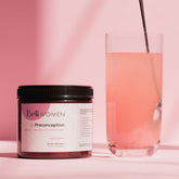 Beli preconception supplement bottle for daily fertility support and hormone balance.
