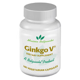 Beljanski Ginkgo V capsules in bottle, vegetarian and non-GMO formulation for daily wellness.