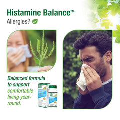 Bell Histamine Balance capsules closeup, veggie capsules designed for easy swallowing and lifestyle integration.