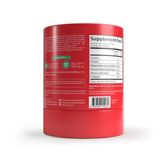 Bella All Natural dissolving powder in water creates a refreshing pink drink.