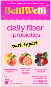 Belli Welli fiber stickpack for on-the-go digestive support and easy hydration.
