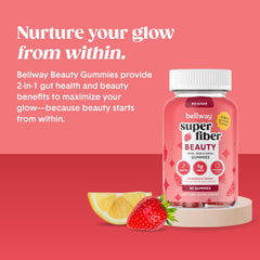 Close-up of gummies with colorful texture highlighting biotin and vitamins A C E.