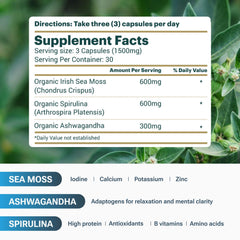 Belmonia organic label on capsules emphasizes pure ingredients for daily wellness