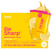 BeMe Be Sharp sachets pack for convenient daily use.