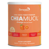 Benexia Chiamucil powder being scooped for easy mixing into drinks