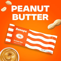 BENOPE bar ingredients and nutrition balance for a high protein, low sugar snack.