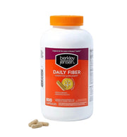 Berkley Jensen Daily Psyllium Husk Supplement bottle highlighting high-fiber digestion.