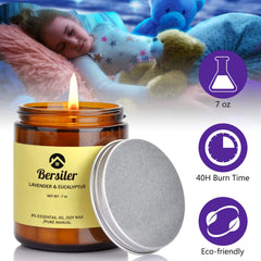 Bersiler gift-set candle ideal for women on birthdays or Christmas.