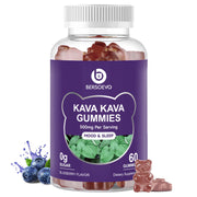 Bersoevo Kava Gummies bottle for daily calm and 60-count convenience