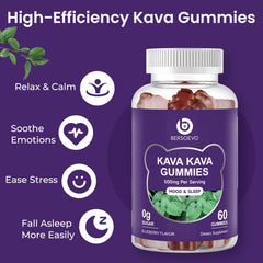 Bersoevo Kava Gummies label highlights 50% kavalactones