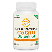Besibest 1000mg liposomal CoQ10 bottle front supports energy production responsibly