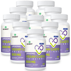 Besibest liposomal ubiquinol CoQ10 800 mg softgels bottle for daily energy support