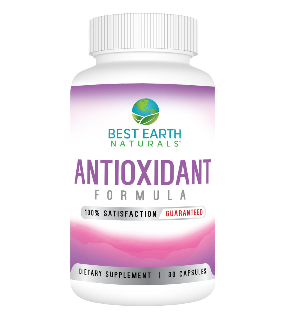 Best Earth Naturals antioxidant supplement bottle front for daily immune support
