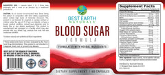 Best Earth Naturals Blood Sugar Formula capsules reveal Gymnema, Banaba, and Guggul ingredients