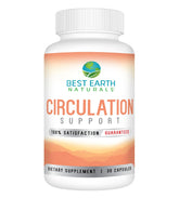 Best Earth Naturals Circulation bottle with capsules for daily circulatory support.
