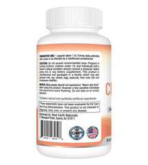 Label highlights niacin, hawthorn, and arginine in the circulation blend.