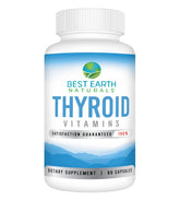 Best Earth Naturals Thyroid Support bottle with capsules for daily energy and balance.