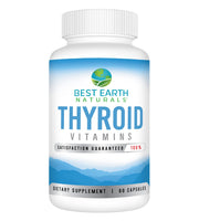 Best Earth Naturals Thyroid Support bottle with capsules for daily energy and balance.