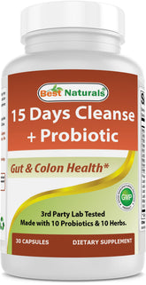 Best Naturals 15 Day Gut Cleanse bottle for digestive support.
