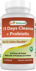Best Naturals 15 Day Gut Cleanse bottle for digestive support.