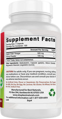USA-made GMP facility seal on Best Naturals ACV Plus bottle