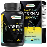 Best Naturals adrenal support capsules featuring ashwagandha for daily balance.