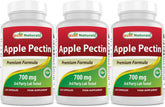 Best Naturals Apple Pectin bottle front view highlights dietary fiber support.