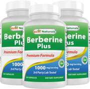 Best Naturals Berberine Plus bottle front for daily wellness support.