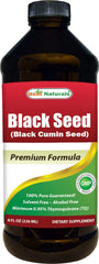 Best Naturals Black Seed Oil bottle front view for digestive health and immune support.