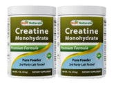 Best Naturals Creatine Monohydrate powder bottle with pure formula.