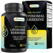 Best Naturals liposomal berberine bottle with enhanced absorption for daily wellness.