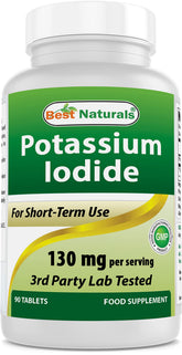 Best Naturals Potassium Iodide bottle front for quick recognition and trust
