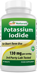 Best Naturals Potassium Iodide bottle front for quick recognition and trust