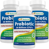 Best Naturals Probiotic 10 Strains bottle with 120 veggie caps for daily support