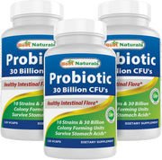 Best Naturals Probiotic 10 Strains bottle with 120 veggie caps for daily support